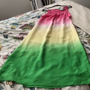 Lilly Pulitzer silk ombré maxi dress new with tags